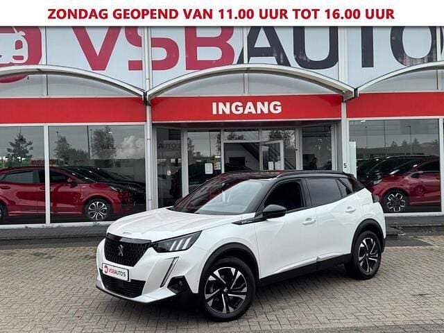 Wit Gebruikt 2020 Peugeot 2008 GT-line SUV | € 16.950 (Goede deal) - Afbeelding 1/4