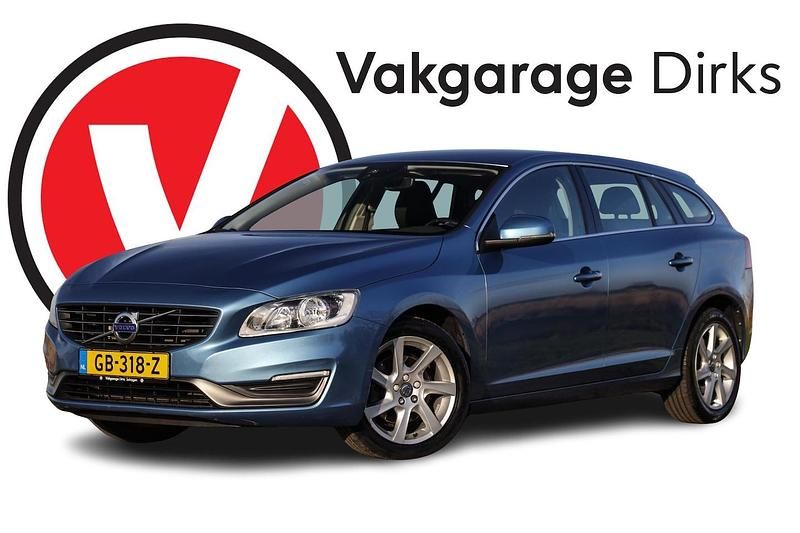 Blauw Occasion 2015 Volvo V60 Momentum Stationwagen | € 14.940 (Eerlijke prijs) - Afbeelding 1/3