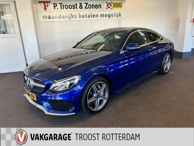 Blauw Gebruikt 2017 Mercedes C180 Exclusive Coupé | € 22.950 (Eerlijke prijs) - Afbeelding 1/4
