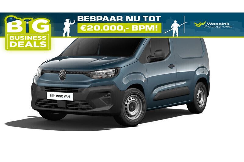 Kiama blue (blauw metallic) Nieuw 2024 Citroën Berlingo MPV | € 25.399 (Eerlijke prijs) - Afbeelding 1/4