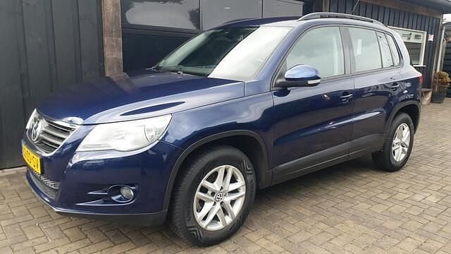Blauw Gebruikt 2008 VW Tiguan Comfortline SUV | € 3.695 (Super prijs) - Afbeelding 1/4