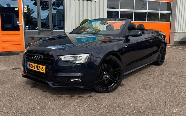 Occasion Audi A5 Cabriolet S-Line 211 PK (155 kW) 2013 Blauw Cabriolet