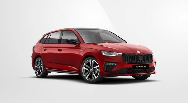 Rood Nieuw 2024 Skoda Scala Monte Carlo Hatchback | € 37.965 (Iets duurder) - Afbeelding 1/4