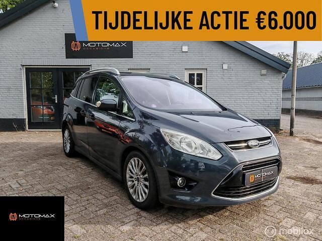 Grijs Occasion 2014 Ford Grand C-Max Titanium MPV | € 6.595 - Afbeelding 1/4