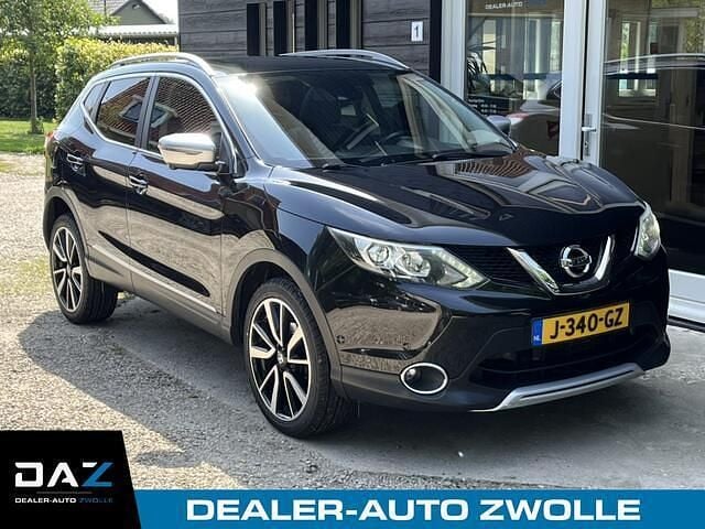 Zwart, metallic lak Gebruikt 2017 Nissan Qashqai Tekna SUV | € 13.945 (Eerlijke prijs) - Afbeelding 1/3