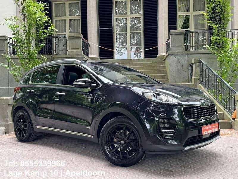 Zwart Gebruikt 2016 Kia Sportage GT-Line SUV | € 20.445 (Eerlijke prijs) - Afbeelding 1/4