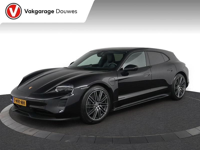 Occasion Porsche Taycan Sport Turismo 300 kW (408 PK) 2023 Zwart Stationwagen
