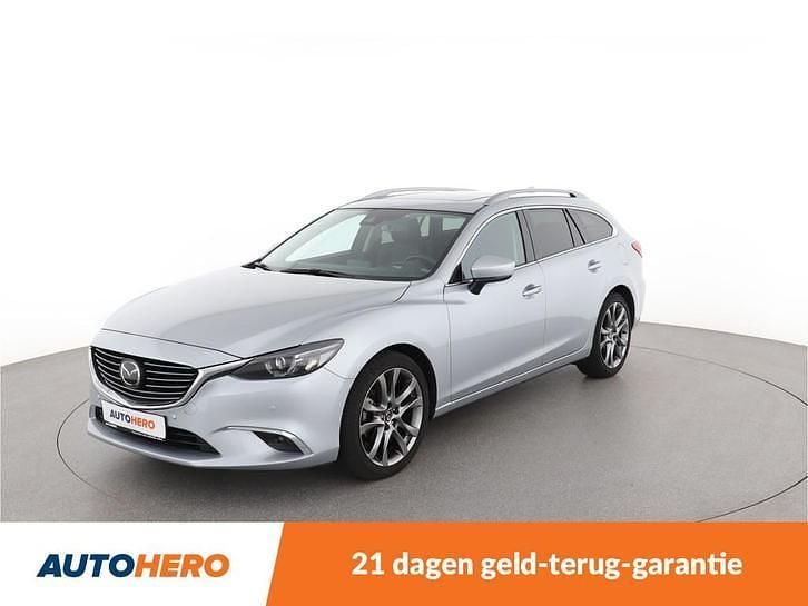Grijs (metallic) Gebruikt 2018 Mazda 6 Kizoku Intense Sedan | € 21.749 (Goede deal) - Afbeelding 1/4