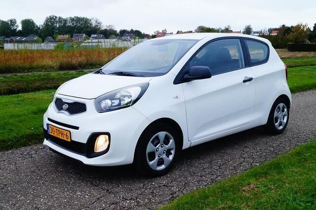 Wit Gebruikt 2012 Kia Picanto Hatchback | € 4.795 (Goede deal) - Afbeelding 1/4