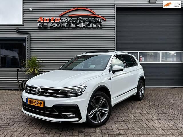 Wit Gebruikt 2018 VW Tiguan Highline SUV | € 29.999 (Eerlijke prijs) - Afbeelding 1/4