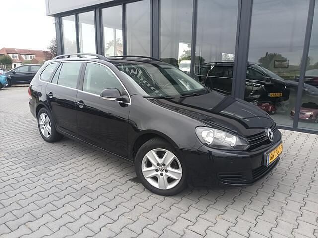 Zwart Gebruikt 2010 VW Golf VI Comfortline Stationwagen | € 3.750 (Goede deal) - Afbeelding 1/4