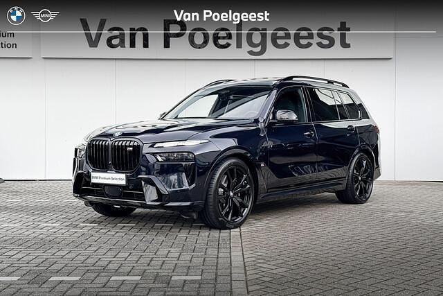 M carbonschwarz metallic (416) (zwart metallic) Gebruikt 2025 BMW X7 M Sport SUV | € 174.900 - Afbeelding 1/4