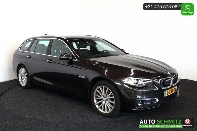 Bruin Gebruikt 2014 BMW 520 Luxury Line Stationwagen | € 16.950 (Duur) - Afbeelding 1/4