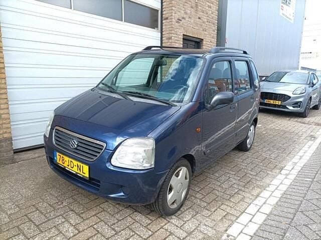 Blauw Gebruikt 2002 Suzuki Wagon R GL Hatchback | € 2.995 (Eerlijke prijs) - Afbeelding 1/4