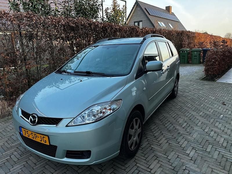 Grijs (metallic) Occasion 2006 Mazda 5 Touring MPV | € 1.500 (Goede deal) - Afbeelding 1/4