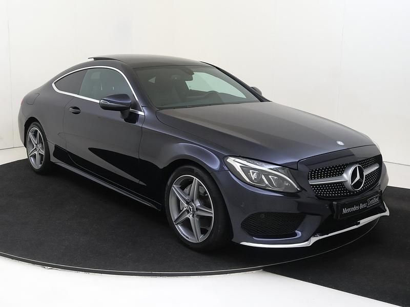 Occasion Mercedes C200 Ambition 184 PK (135 kW) 2017 Blauw Coupé
