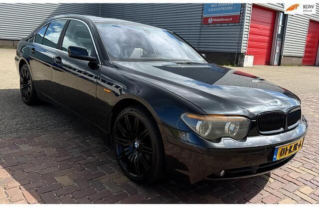 Zwart Gebruikt 2003 BMW 735 Sedan | € 8.450 - Afbeelding 1/4