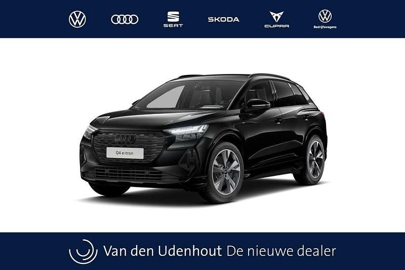 Zwart Nieuw 2025 Audi Q4 e-tron Competition SUV | € 55.645 (Eerlijke prijs) - Afbeelding 1/4