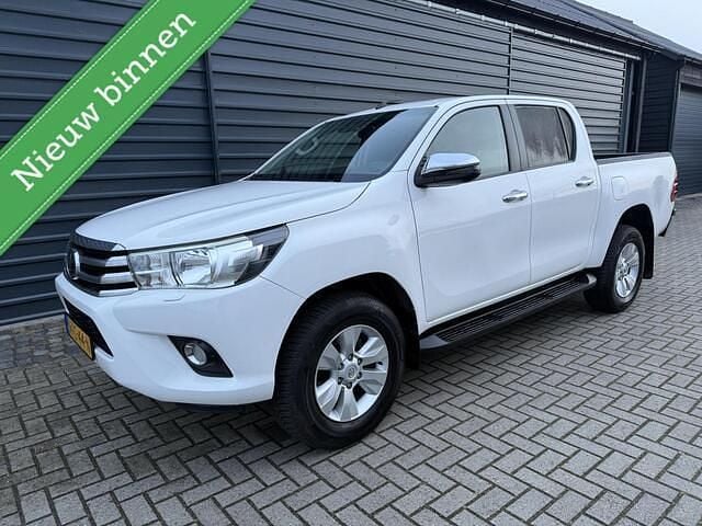 Wit Occasion 2020 Toyota HiLux Pickup | € 22.950 (Super prijs) - Afbeelding 1/4