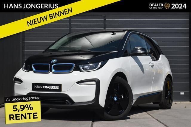 Capparisweiss met bmw i blau accent Gebruikt 2019 BMW i3 Basis Hatchback | € 15.949 (Eerlijke prijs) - Afbeelding 1/4