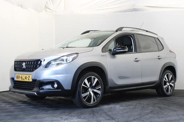 Grijs Gebruikt 2016 Peugeot 2008 GT-line SUV | € 8.999 (Goede deal) - Afbeelding 1/4