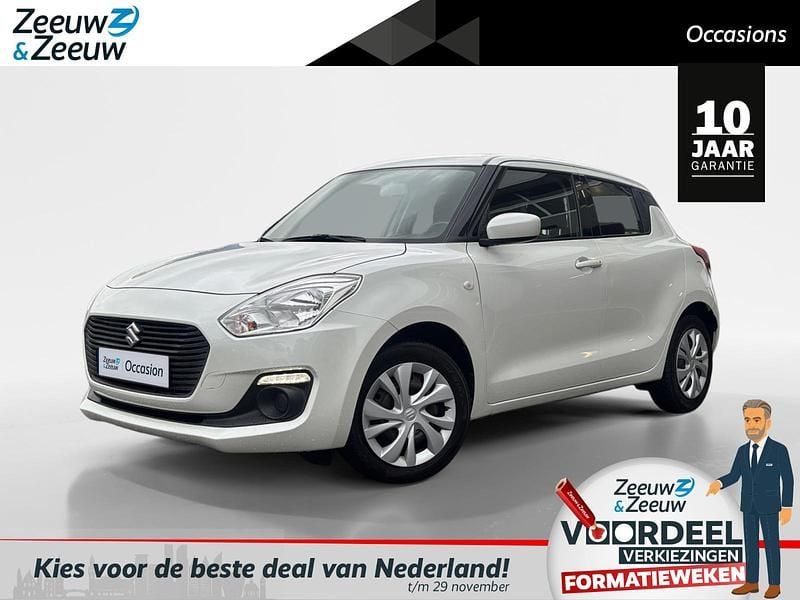 Parelmoerwit Gebruikt 2019 Suzuki Swift Comfort Hatchback | € 10.895 (Eerlijke prijs) - Afbeelding 1/4