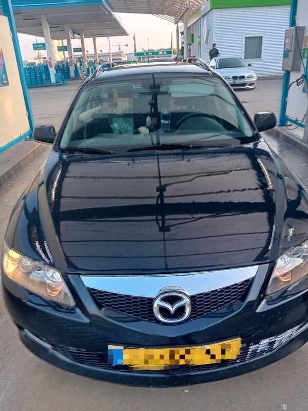 Zwart Gebruikt 2008 Mazda 6 Comfort Stationwagen | € 1.999 - Afbeelding 1/4