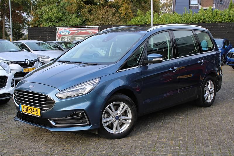 Blauw Gebruikt 2021 Ford Galaxy Titanium MPV | € 36.995 - Afbeelding 1/4