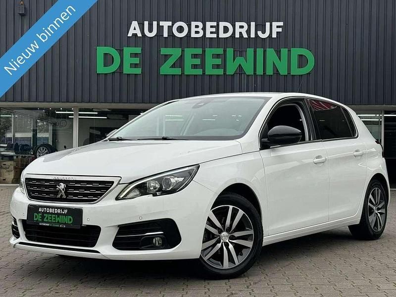 Wit Gebruikt 2018 Peugeot 308 Premium Hatchback | € 7.699 (Super prijs) - Afbeelding 1/4