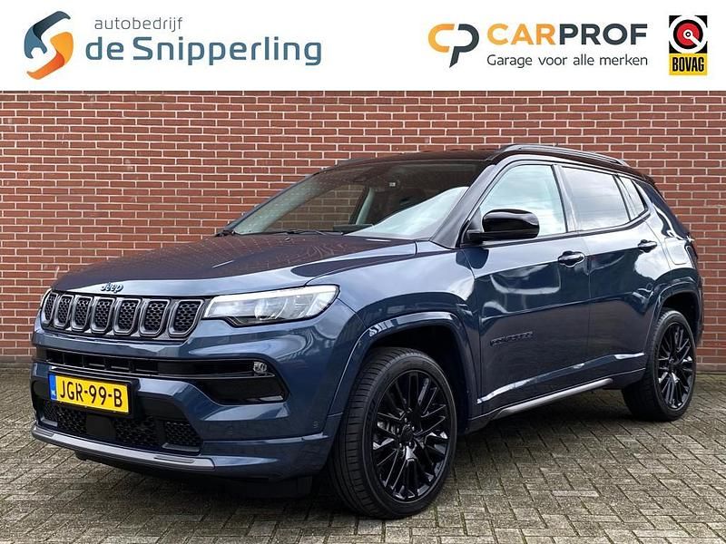 Blauw Gebruikt 2022 Jeep Compass SUV | € 27.950 (Iets duurder) - Afbeelding 1/4