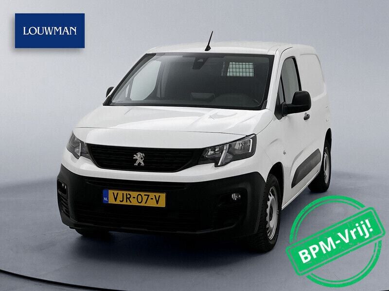 Wit Gebruikt 2021 Peugeot Partner Premium MPV | € 15.745 (Goede deal) - Afbeelding 1/4