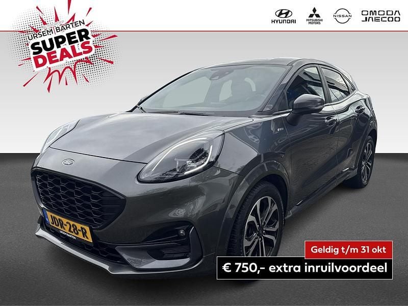 Grijs Gebruikt 2023 Ford Puma Gen-E ST-Line SUV | € 19.630 (Goede deal) - Afbeelding 1/4