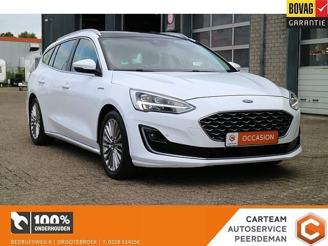 Wit Gebruikt 2018 Ford Focus Vignale Stationwagen | € 15.450 (Eerlijke prijs) - Afbeelding 1/4