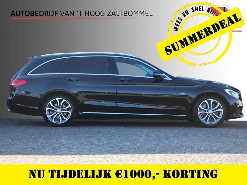 Zwart Gebruikt 2016 Mercedes C350e Avantgarde Stationwagen | € 17.900 (Eerlijke prijs) - Afbeelding 1/4