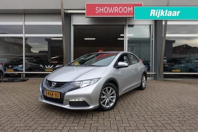 Grijs Occasion 2013 Honda Civic Comfort Hatchback | € 9.990 (Eerlijke prijs) - Afbeelding 1/4