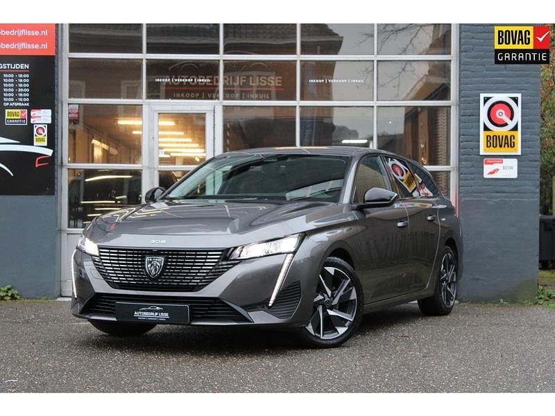 Grijs Gebruikt 2022 Peugeot 308 Allure Stationwagen | € 16.990 (Eerlijke prijs) - Afbeelding 1/4