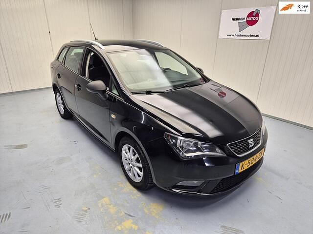 Zwart (metallic) Occasion 2016 Seat Ibiza ST CONNECT Stationwagen | € 8.440 (Eerlijke prijs) - Afbeelding 1/4