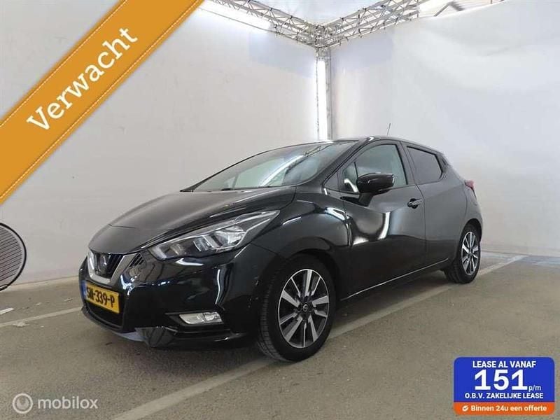 Zwart Gebruikt 2018 Nissan Micra N-Connecta Hatchback | € 9.199 (Goede deal) - Afbeelding 1/4