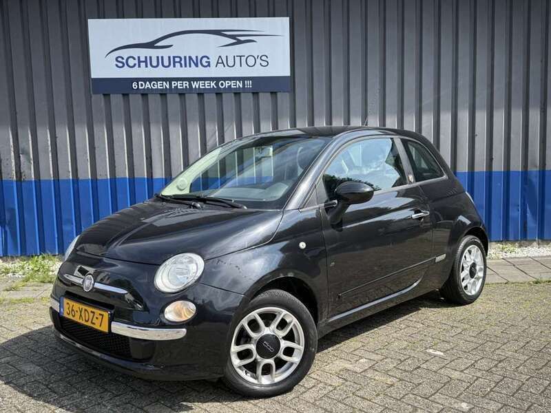Zwart Gebruikt 2012 Fiat 500 Pop Hatchback | € 3.999 (Super prijs) - Afbeelding 1/4