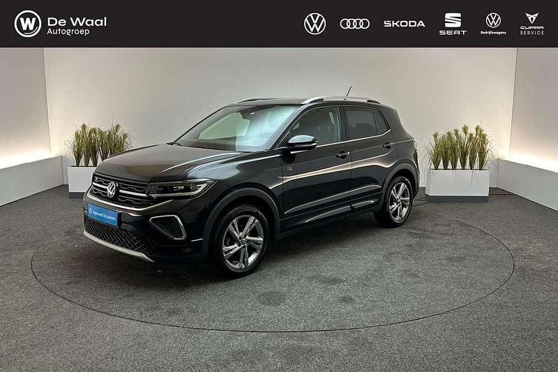 Zwart Gebruikt 2024 VW T-Cross R-line Edition SUV | € 31.700 (Eerlijke prijs) - Afbeelding 1/4