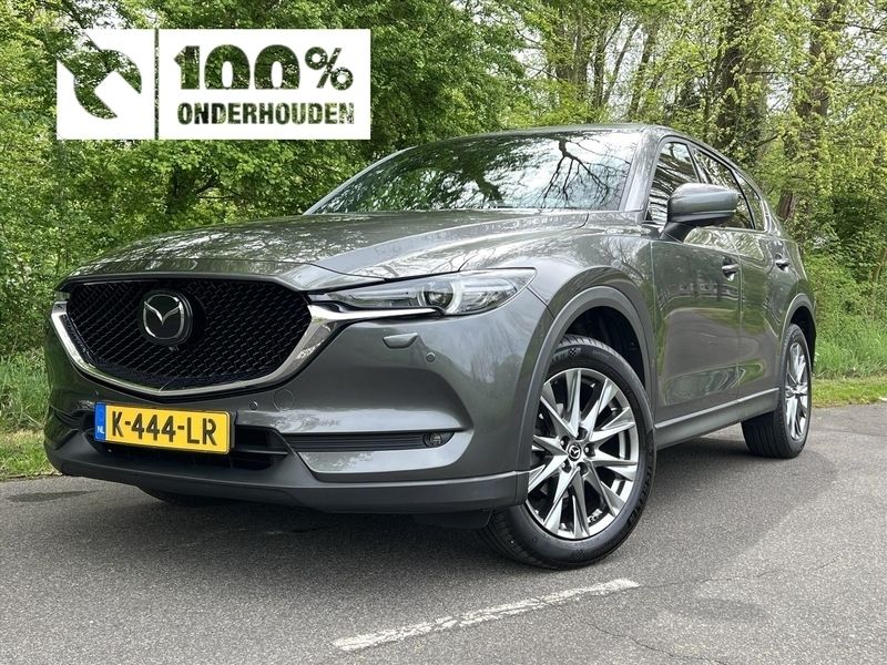 Grijs Gebruikt 2021 Mazda CX-5 Signature SUV | € 31.950 (Eerlijke prijs) - Afbeelding 1/4