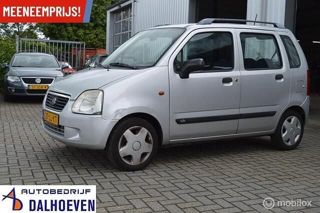 Grijs Gebruikt 2003 Suzuki Wagon R GLS Hatchback | € 790 (Eerlijke prijs) - Afbeelding 1/4