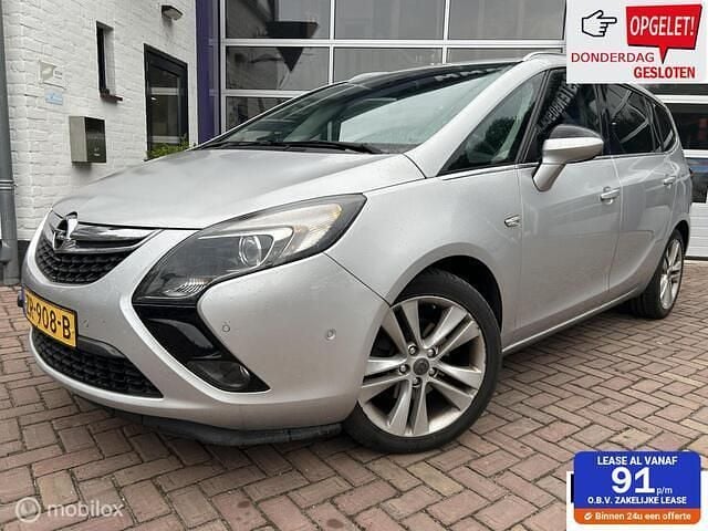 Grijs Gebruikt 2015 Opel Zafira Tourer Cosmo MPV | € 5.499 (Super prijs) - Afbeelding 1/4