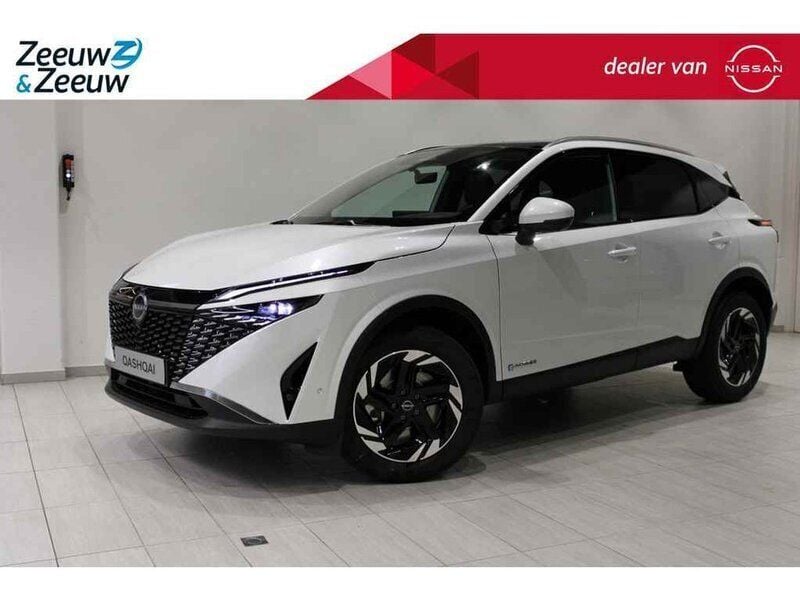 Pearl white Nieuw 2024 Nissan Qashqai N-Connecta SUV | € 40.615 (Eerlijke prijs) - Afbeelding 1/4