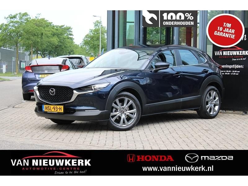 Deep chrysthal blue (blauw mica) Gebruikt 2025 Mazda CX-30 Center-Line SUV | € 36.900 (Iets duurder) - Afbeelding 1/4
