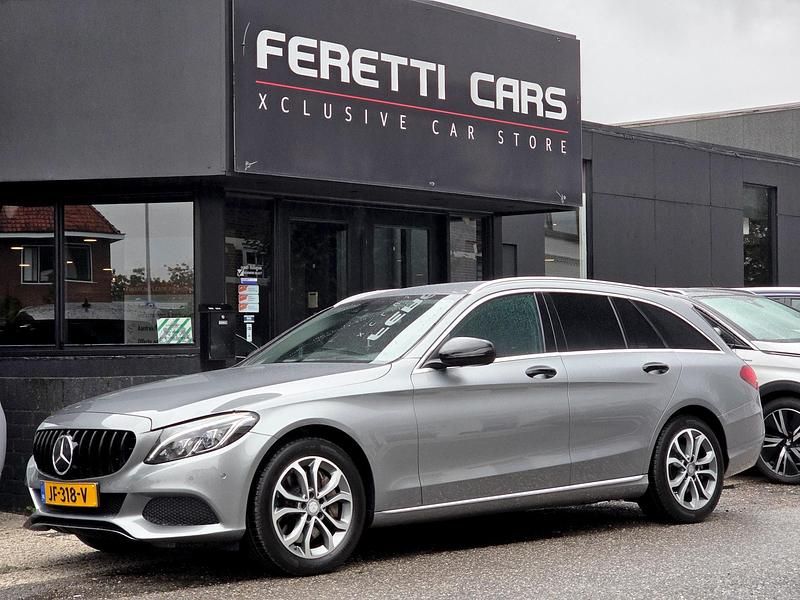 Grijs Gebruikt 2016 Mercedes C350 Edition Stationwagen | € 17.900 (Eerlijke prijs) - Afbeelding 1/4