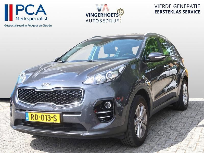 Grijs Gebruikt 2017 Kia Sportage 4 SUV | € 13.900 (Goede deal) - Afbeelding 1/4