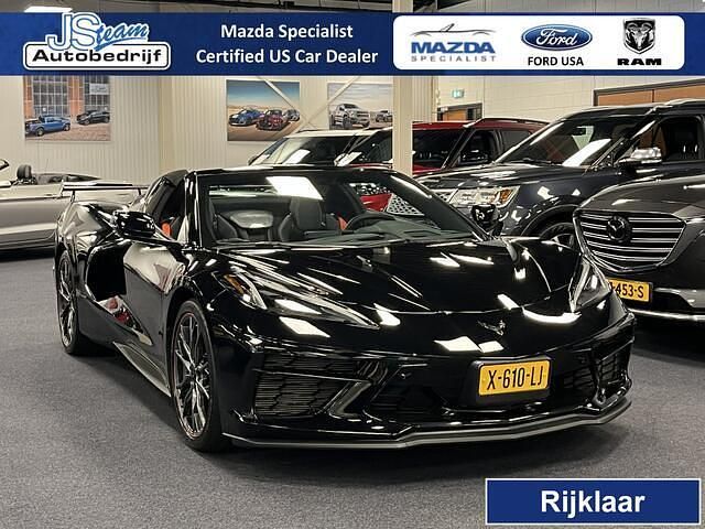 Zwart Gebruikt 2023 Chevrolet Corvette Stingray Cabriolet | € 149.950 - Afbeelding 1/4