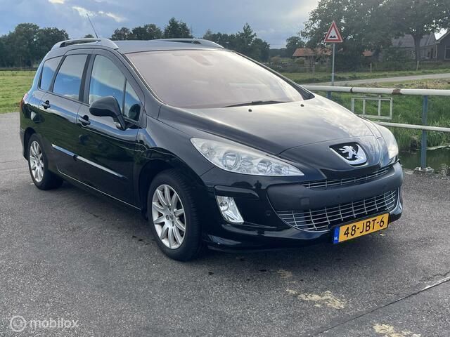 Zwart Gebruikt 2009 Peugeot 308 Stationwagen | € 2.499 (Eerlijke prijs) - Afbeelding 1/4