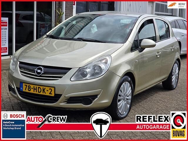 Beige Gebruikt 2008 Opel Corsa Enjoy Hatchback | € 1.499 (Iets duurder) - Afbeelding 1/4
